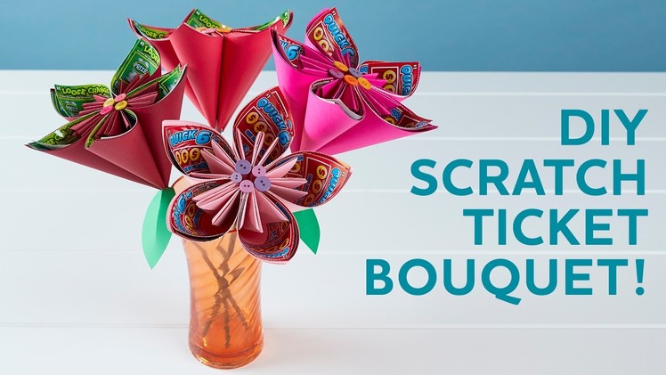 How to Make a Valentine's Day Bouquet with Scratch Tickets