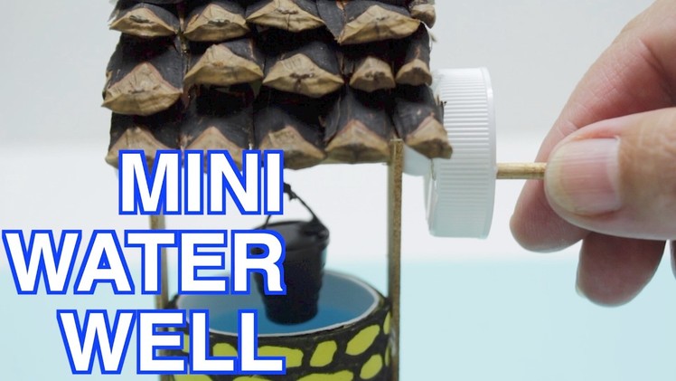 How to Make a Working Mini Water Well - DIY Do It Yourself Kids Projects.Crafts