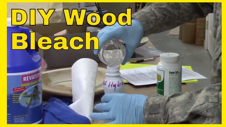 How to Make and Use Wood Bleach for Woodturning