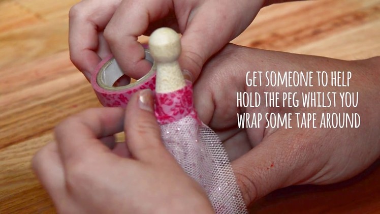 How To Make: Ballerina Pegs