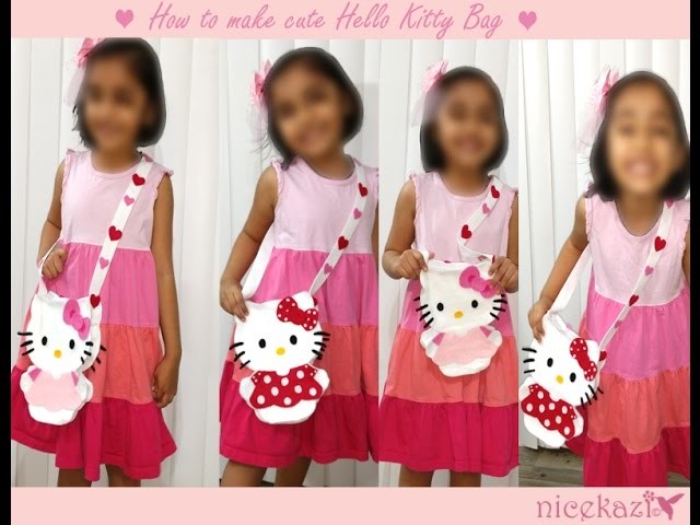 How to make Cute Hello Kitty Bag