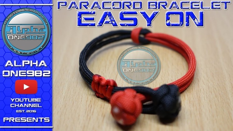 How To Make Easy On Paracord Bracelet Tutorial