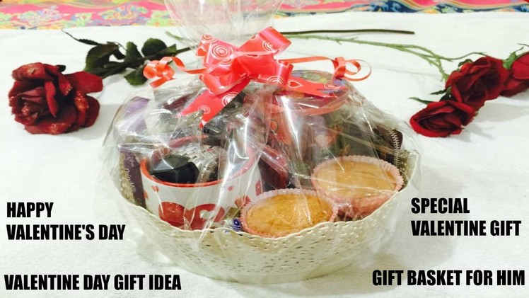 How to make Gift Basket for Birthday 4 him.VALENTINE'S DAY GIFT IDEA|GIFT BASKET FOR HIM -Ft Namrata