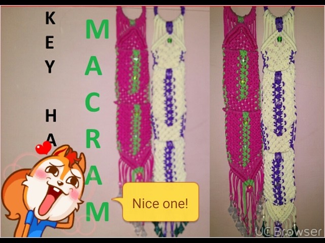 How to make mobile macrame at home