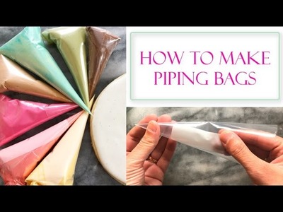 How to Make Piping Bags for Icing | Using Freezer Bags