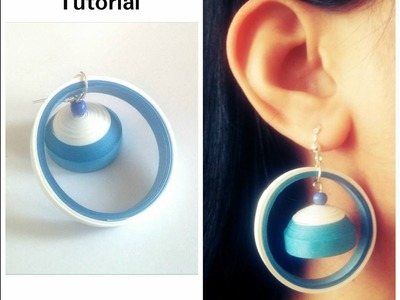 How To Make Quilling Earring Tutorial.Design 41