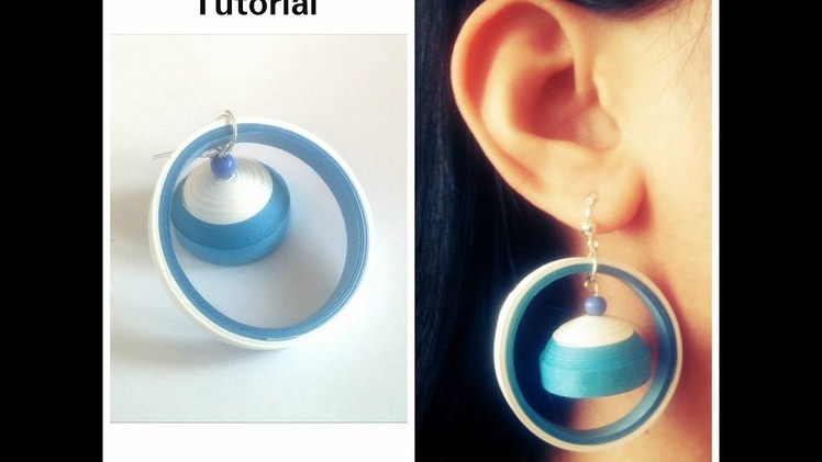 How To Make Quilling Earring Tutorial.Design 41