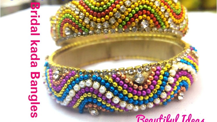 How to Make Silk Thread Bridal Bangles at Home.Easy and Simple method. 