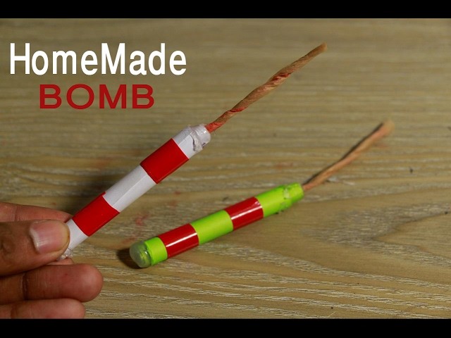 How to make simple fuse BOMB at home - homemade weapons