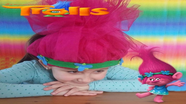 How to make the hair of Princess Poppy from the movie Trolls . Trolls Princess Poppy Makeup Tutorial