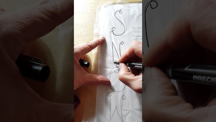 How to Stitch letters on your projects