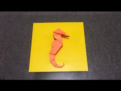 Origami seahorse tutorial 摺紙海馬教學(由Anita Barbour設計)