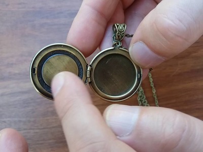 Original handmade locket necklace