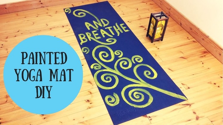 Painted Yoga mat DIY