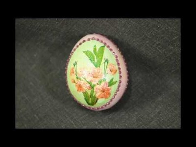#18 DIY Easter egg eggs decoration ideas design tutorial decoupage lesson for bedinners