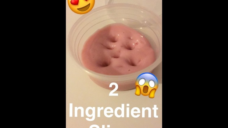 2 Ingredient Slime!!!! No Borax, Contact Lens Solution, Shaving Cream Or Liquid Starch!!!