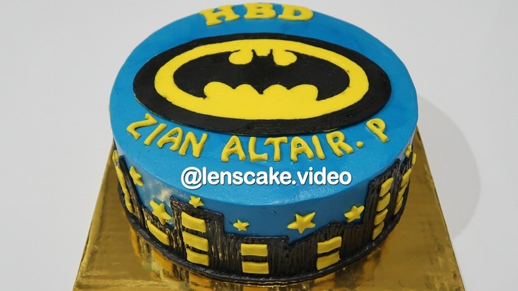 Batman Arkham City ! How to Make Birthday Cake for Kids