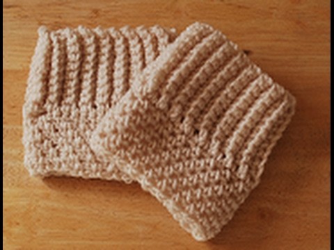 Crochet Boot Cuffs