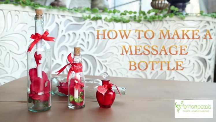 DIY: Message in a Bottle Gift