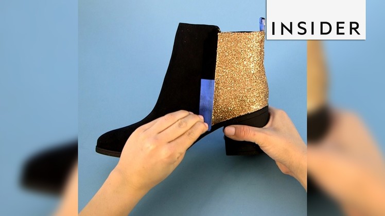 Here's how you can glitter up your boots