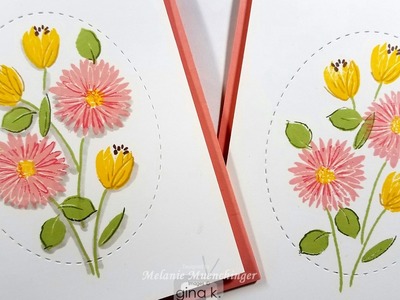 How to Direct to Stamp and Roll Fabulous Flowers