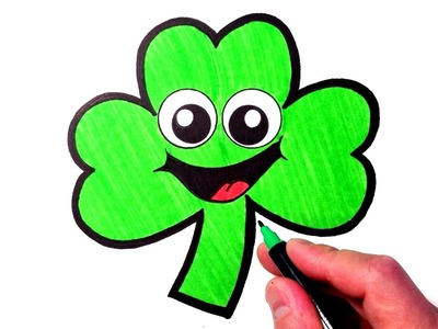 How to Draw a Cute Shamrock