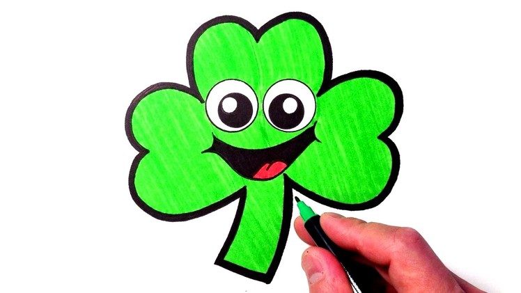 How to Draw a Cute Shamrock