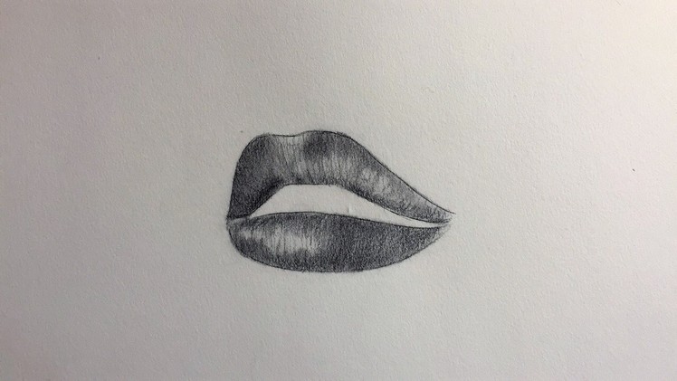 How to draw realistic lips (beginners) - Alpha Art