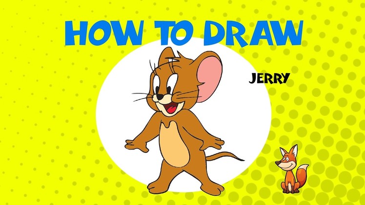 How to draw Tom and Jerry - STEP BY STEP - DRAWING TUTORIAL