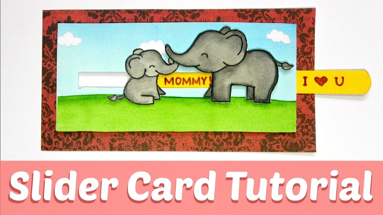 How to make a Creative Slider Card | Cute Gift to your Mom | Saminspire