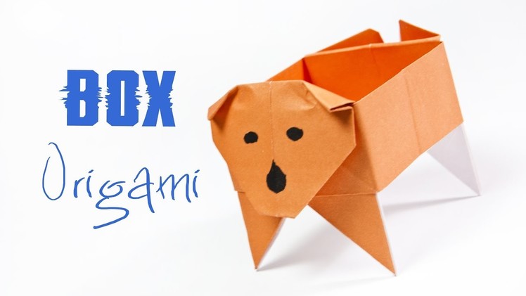 How To Make A Paper Box | Origami Dog Box