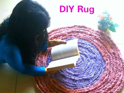How To Make A Rug Out Of Fabric| DIY Home Decor