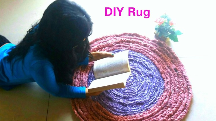 How To Make A Rug Out Of Fabric| DIY Home Decor