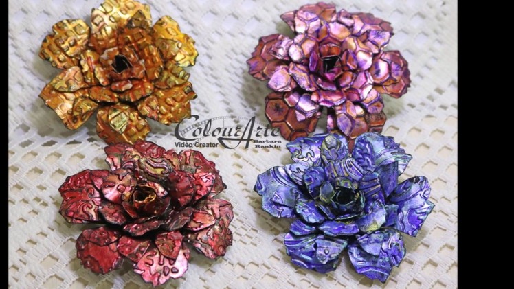 How to Make Aluminum Foil Flowers with ColourArte - Part 1