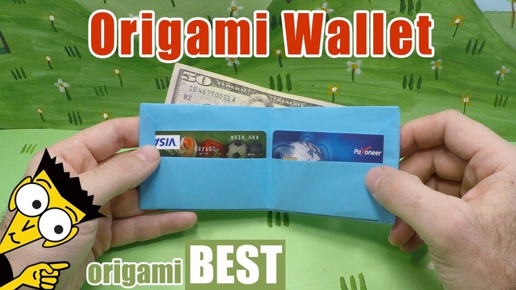 How to Make an Easy Paper Wallet - Origami BEST #origami