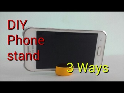 How to make Phone stand at home.3 Ways