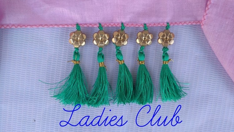 How to Make Saree Kuchu.Tassels using Beads Design - 11 I Detailed Tutorial. !!
