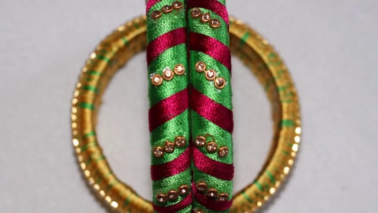 How to make silk thread bangle