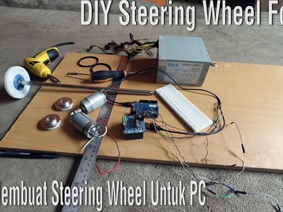 How to make steering wheel for PC (cara membuat steering wheel PC)