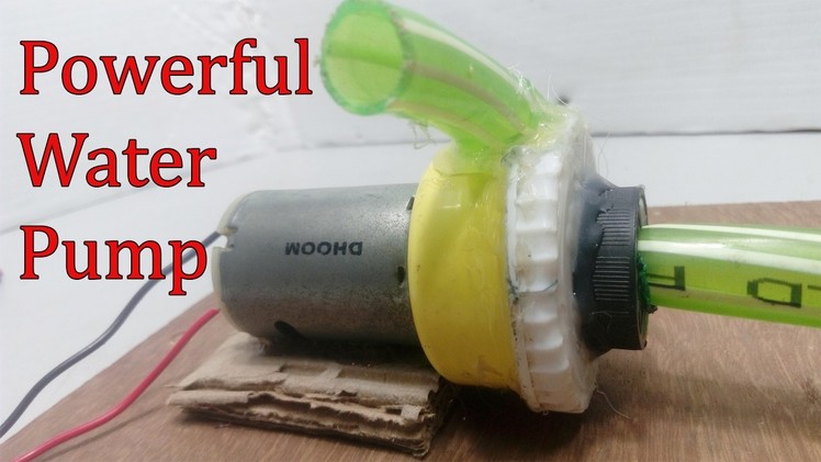 How to make Water Pump At Home