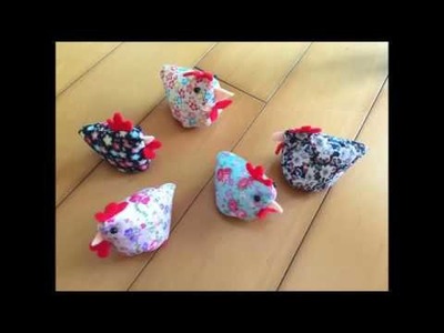 How to stich a Fabric rooster 布雞仔