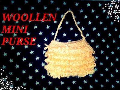 Learn how to make a woollen mini purse in simple easy steps