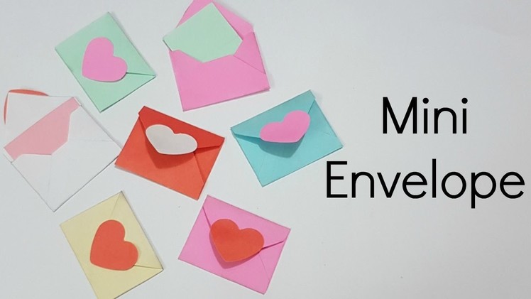 Mini Envelopes for Scrapbook.Mini Envelopes for Explosion box.How to Make mini Envelope.Miniature