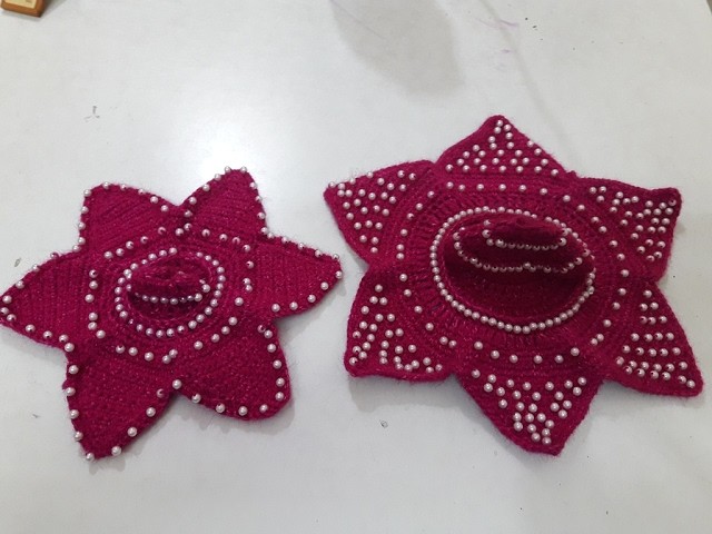Part 2 - Star shape crochet poshak of Bal Gopal - 2.2