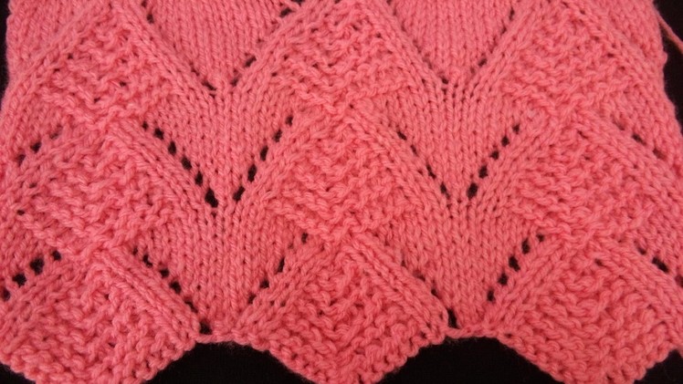 Pletenje - 10. Ažur bod | Knitting tutorial - Openwork stitch
