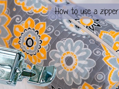 Sewing Tips 1 - How to use a Zipper Foot