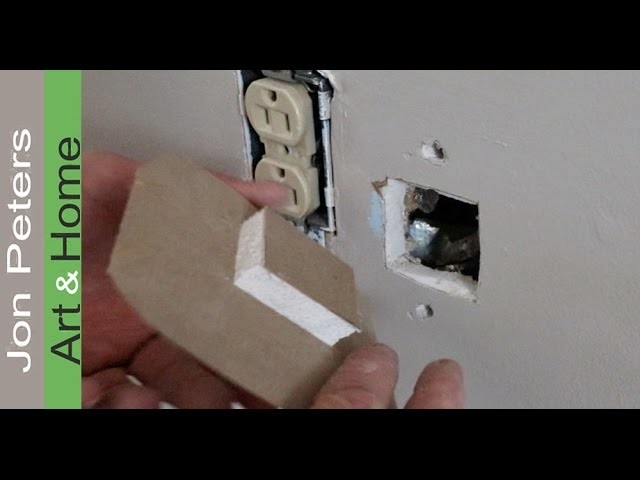 Simple Sheetrock Repair -  How to fix a Hole in the Wall