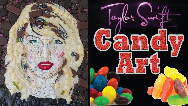 Taylor Swift Candy Portrait How To Cook That Ann Reardon Food Art