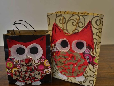 Creatively reuse old paper bags