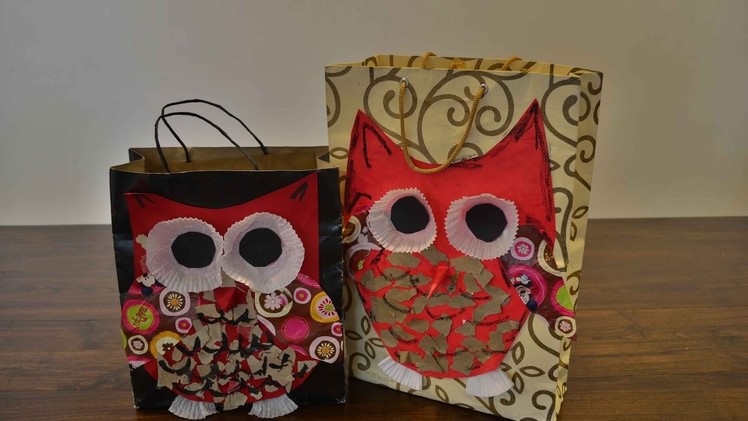 Creatively reuse old paper bags